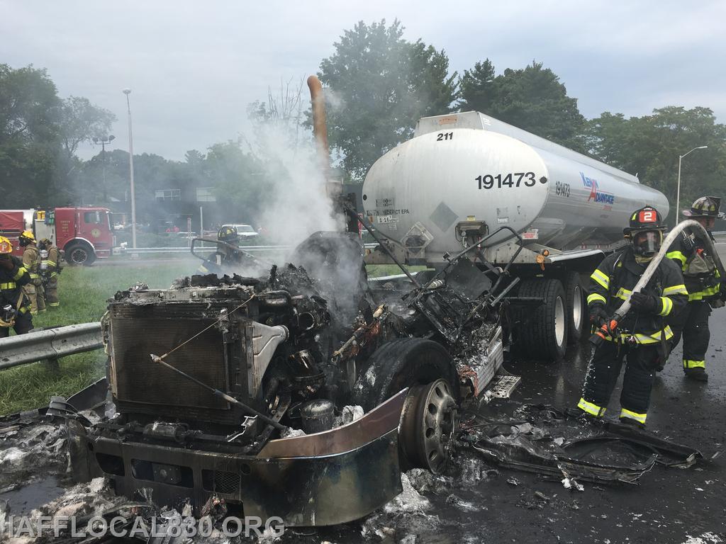 8/31/2016 I-95 Gasoline tanker fire.