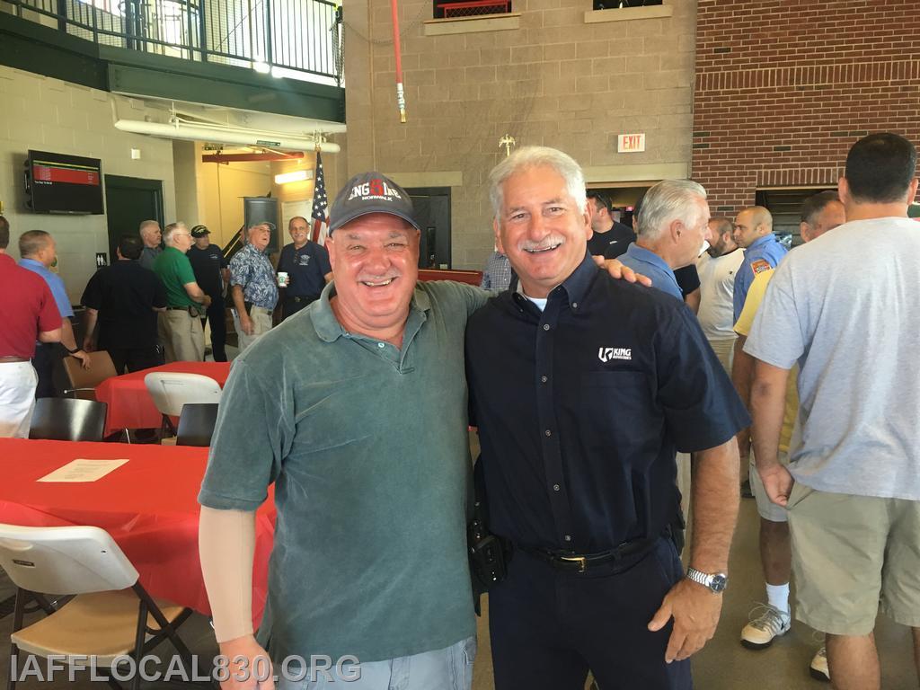 9/13/2016 Retiree Breakfast
Ricky Dominick & Capt. Bill Stenger