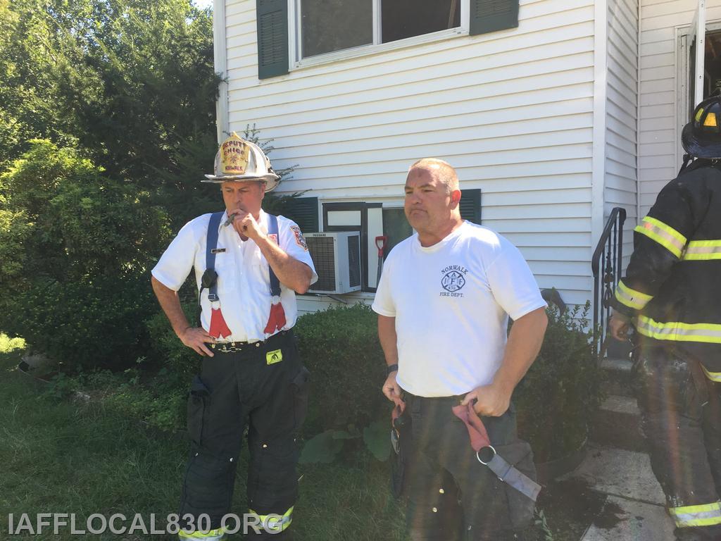 9/13/2016 18 Country Club Road fire
DC Stephen Shay & LT Tim Morrissette