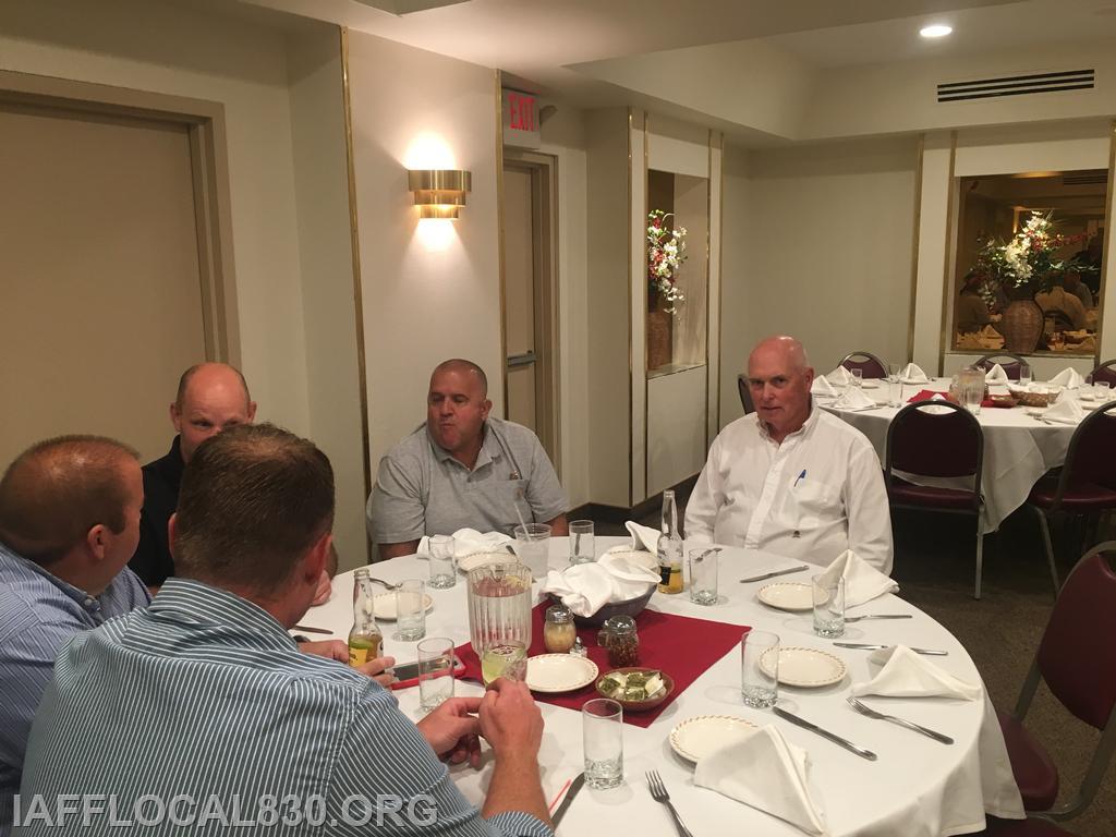 9/22/2016 Retiree Dinner
Al DiPietro  & Howie Wood