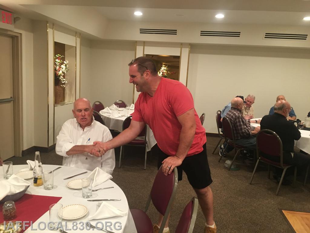 9/22/2016 Retiree Dinner
Howie Wood & Craig Saris