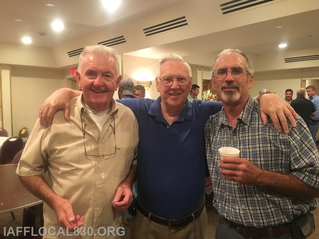 9/22/2016 Retiree Dinner
Jack O'Donnell, Brian Balding, & Stan Huminski